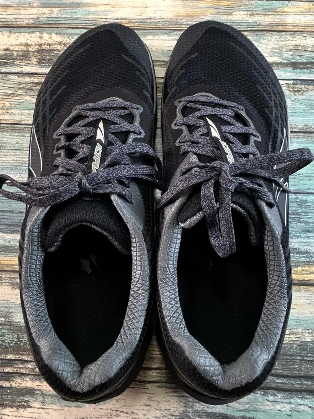Altra Timp 2 Running Shoes Mens 11 Black Gray Mesh Gym Jogging Workout Sneakers